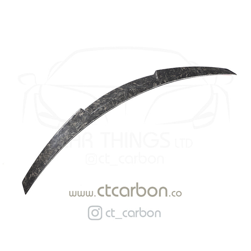 Load image into Gallery viewer, BMW M4 F82 FORGED CARBON FIBRE SPOILER - V STYLE - CT Carbon
