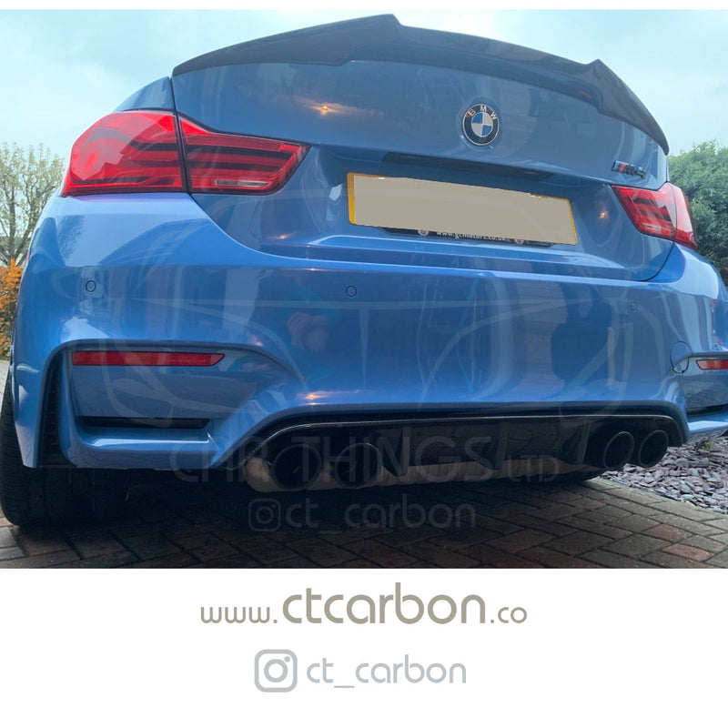 Load image into Gallery viewer, BMW M3/M4 (F80 F82 F83) CARBON FIBRE DIFFUSER - MP STYLE - CT Carbon
