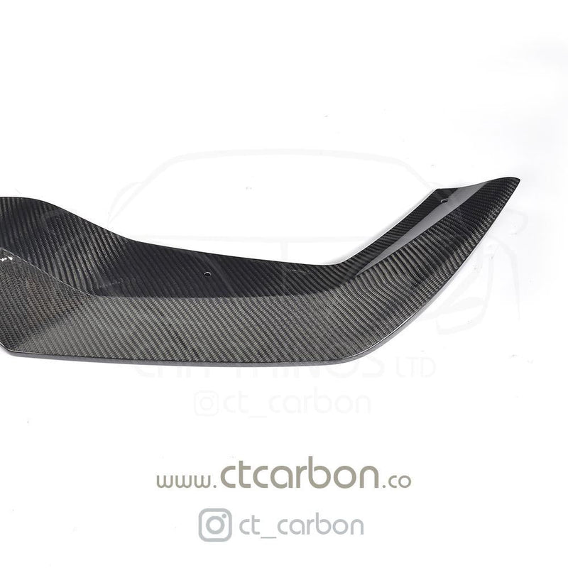 Load image into Gallery viewer, BMW M2 F87 N55(OG) CARBON FIBRE SPLITTER - V-STYLE - CT Carbon
