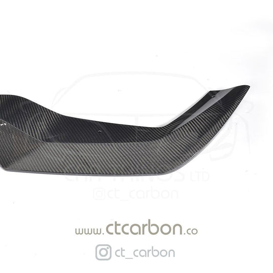 BMW M2 F87 N55(OG) CARBON FIBRE SPLITTER - V-STYLE - CT Carbon