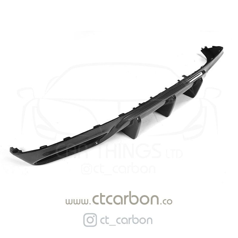 Load image into Gallery viewer, MERCEDES W205 C63 &amp; C63 COUPE 2DR CARBION DIFFUSER - OEM+ CT STYLE - CT Carbon
