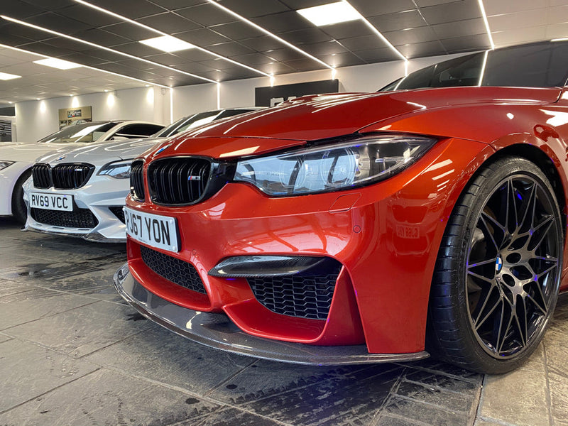 Load image into Gallery viewer, BMW M3/M4 (F80 F82 F83) CARBON FIBRE SPLITTER - DESIGNED BY CT
