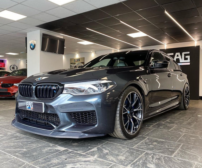 Load image into Gallery viewer, BMW M5 F90 CARBON FIBRE SPLITTER - GTS STYLE - CT Carbon
