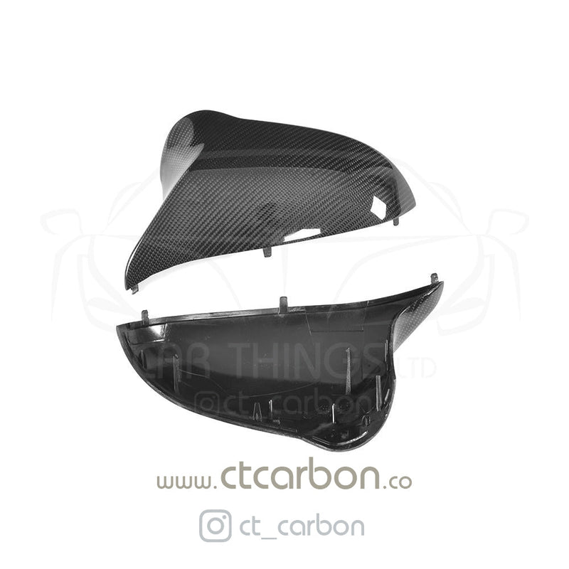 Load image into Gallery viewer, BMW F80, F82, F83, F87C M3, M4 &amp; M2C CARBON FIBRE MIRRORS (LHD ONLY) - CT Carbon
