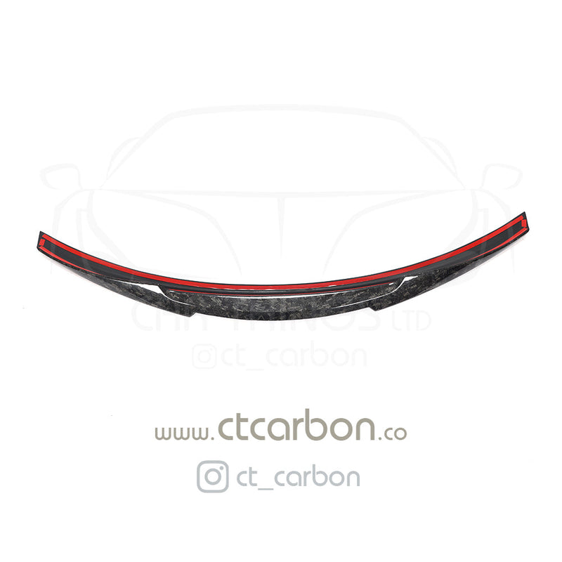 Load image into Gallery viewer, BMW M4 F82 FORGED CARBON FIBRE SPOILER - V STYLE - CT Carbon
