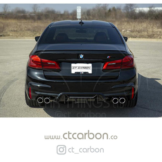 BMW M5 F90 CARBON FIBRE DIFFUSER - MP STYLE - CT Carbon