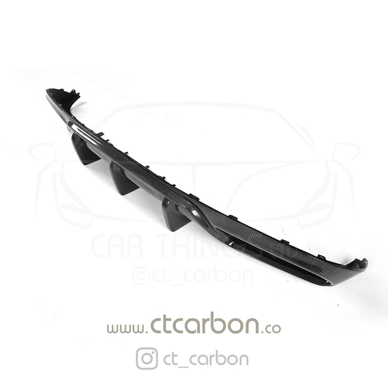 Load image into Gallery viewer, MERCEDES W205 C63 &amp; C63 COUPE 2DR CARBION DIFFUSER - OEM+ CT STYLE - CT Carbon
