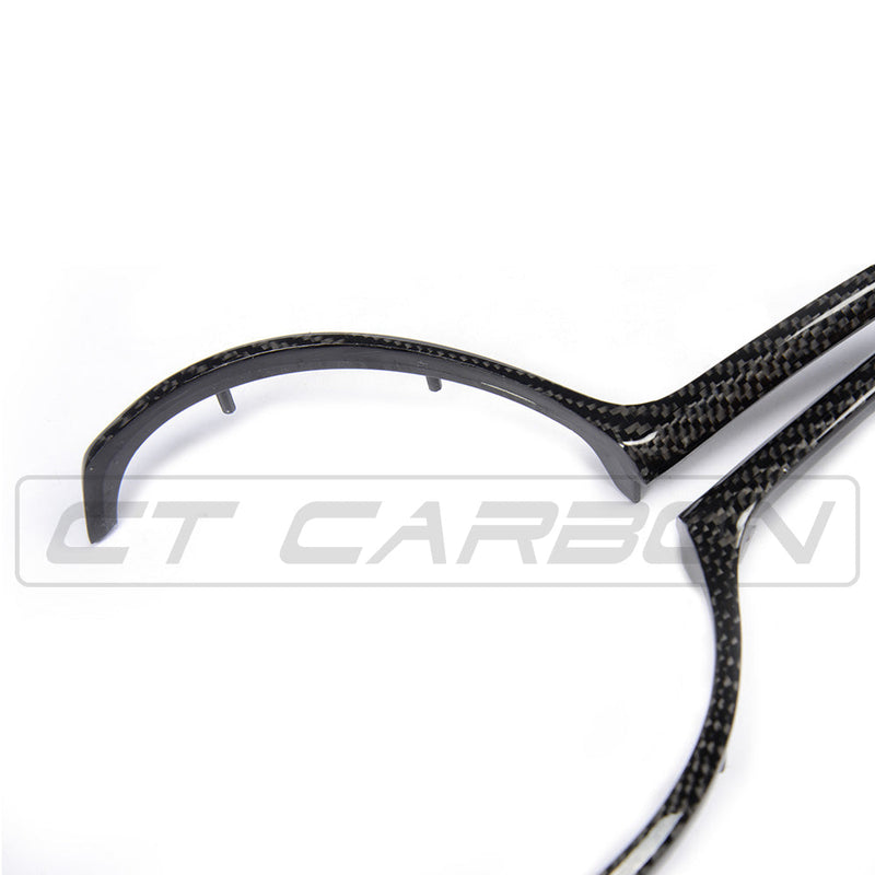 Load image into Gallery viewer, BMW M Fxx CARBON FIBRE STEERING WHEEL TRIM (2012-2020)
