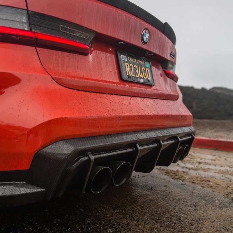 Load image into Gallery viewer, BMW M3 G80 CARBON FIBRE DIFFUSER - CT DESIGN
