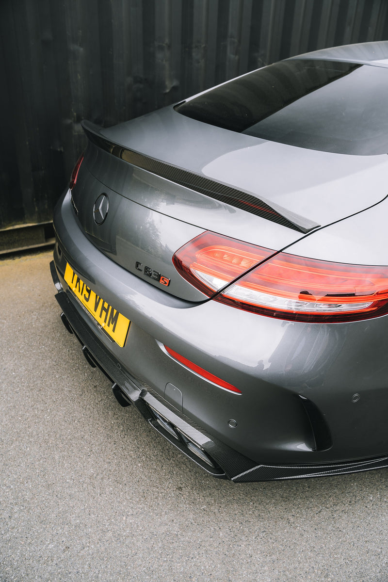 Load image into Gallery viewer, MERCEDES C63/C63S/C CLASS W205 COUPE CARBON SPOILER - MO STYLE
