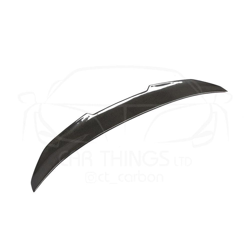 Load image into Gallery viewer, BMW M3 F80 &amp; F30 3 SERIES CARBON FIBRE SPOILER - PS DUCKTAIL STYLE - CT Carbon
