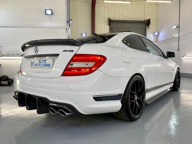 Load image into Gallery viewer, MERCEDES C-CLASS C63 W204 2DR COUPE CARBON FIBRE SPOILER - CT Carbon
