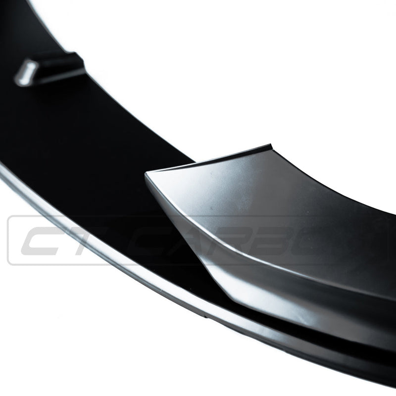 Load image into Gallery viewer, BMW 4 SERIES (F32 F33 F36) MATTE BLACK SPLITTER - MP STYLE
