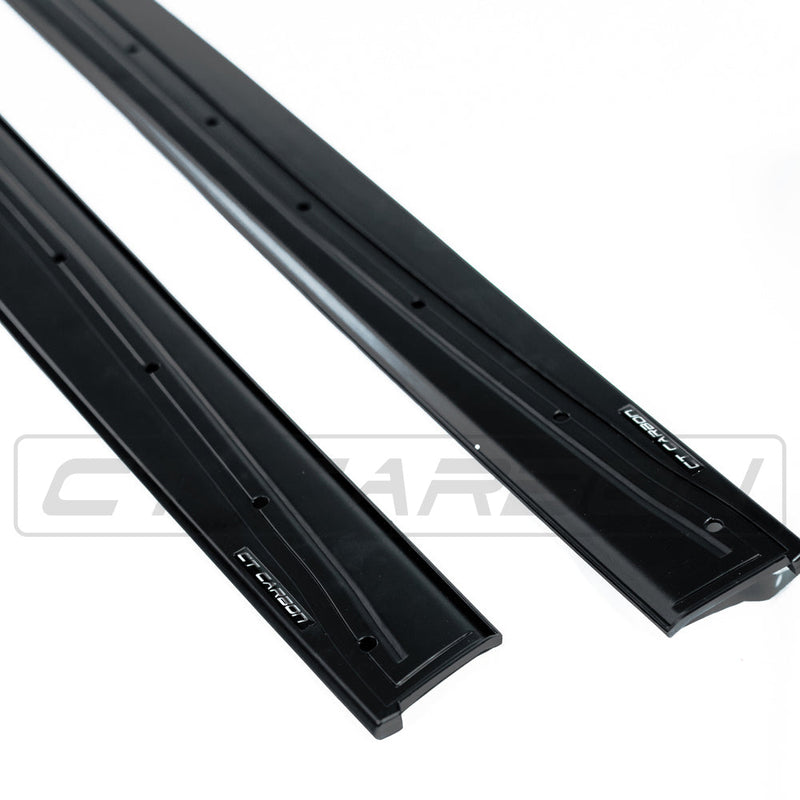 Load image into Gallery viewer, BMW 4 SERIES (F32 F33 F36) MATTE BLACK SIDE SKIRTS - MP STYLE
