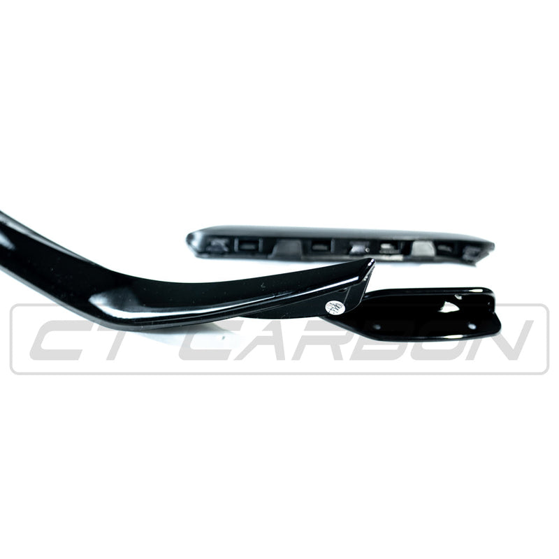 Load image into Gallery viewer, MERCEDES A-CLASS V177 &amp; W177 GLOSS BLACK SPLITTER &amp; CANARDS
