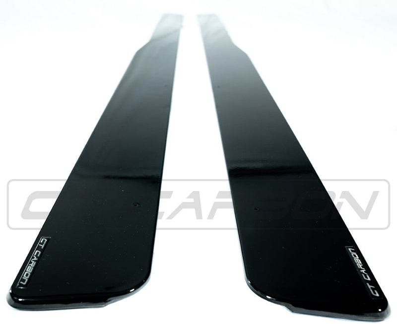 Load image into Gallery viewer, BMW M3/M4 F80/F82/F83 GLOSS BLACK SIDE SKIRTS
