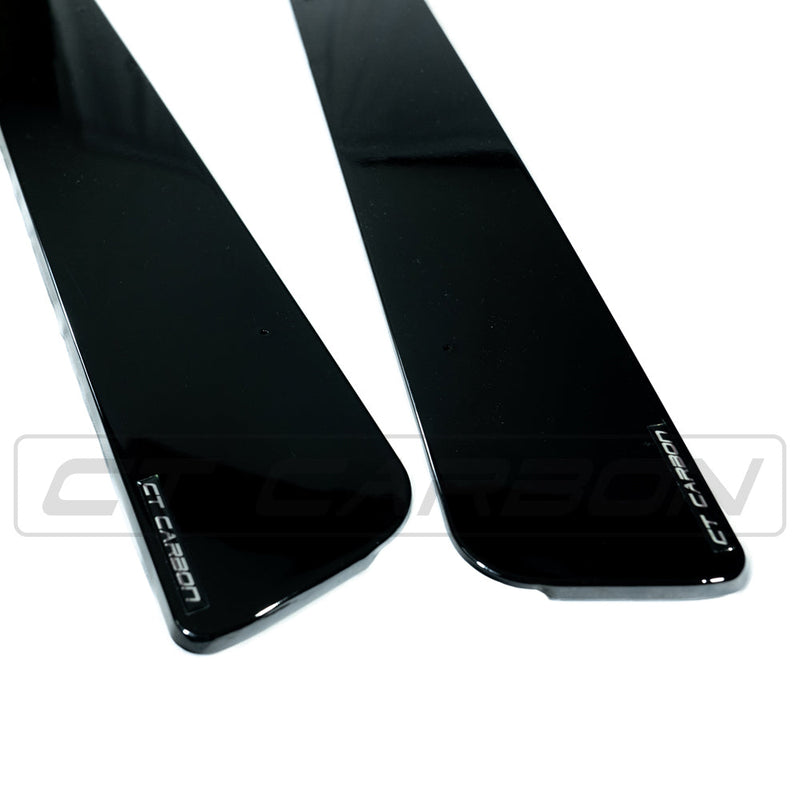 Load image into Gallery viewer, BMW M3/M4 F80/F82/F83 GLOSS BLACK SIDE SKIRTS
