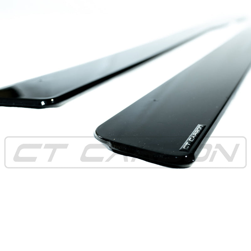 Load image into Gallery viewer, BMW M3/M4 F80/F82/F83 GLOSS BLACK SIDE SKIRTS
