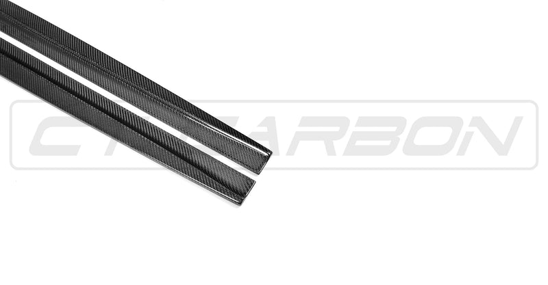 Load image into Gallery viewer, BMW F90 M5 &amp; G30 5 SERIES CARBON FIBRE SIDE SKIRTS - MP STYLE
