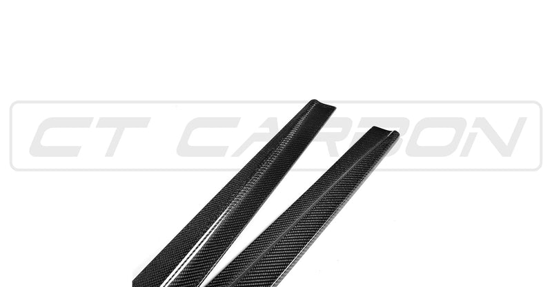 Load image into Gallery viewer, BMW F90 M5 &amp; G30 5 SERIES CARBON FIBRE SIDE SKIRTS - MP STYLE
