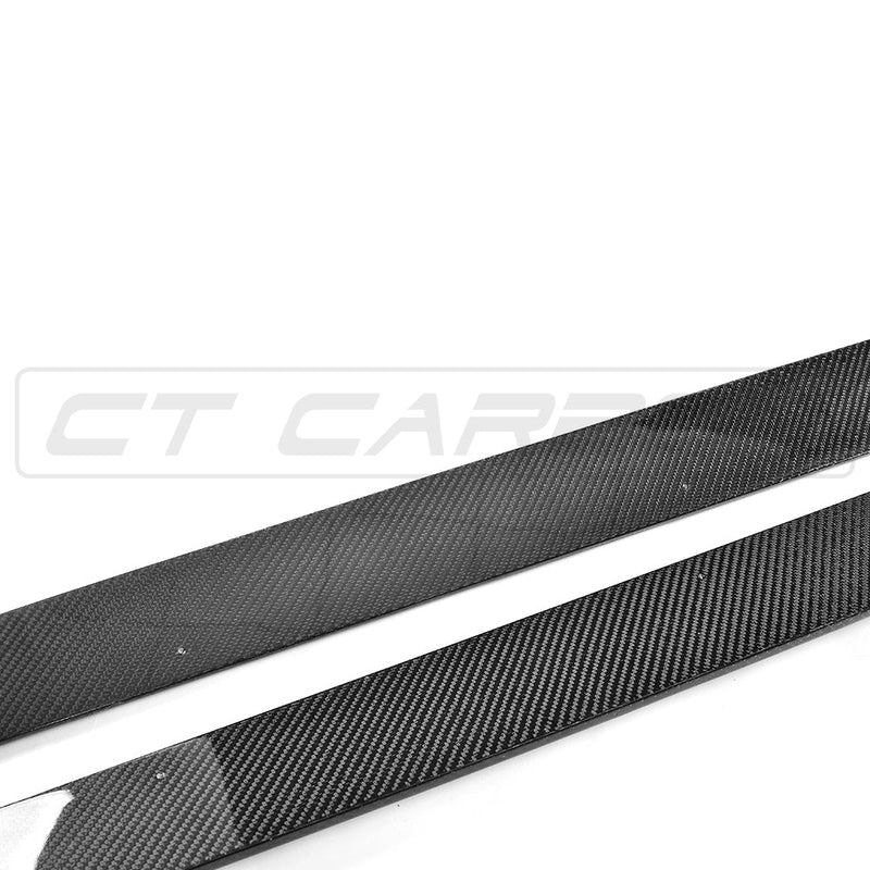 Load image into Gallery viewer, BMW F90 M5 &amp; G30 5 SERIES CARBON FIBRE SIDE SKIRTS - MP STYLE
