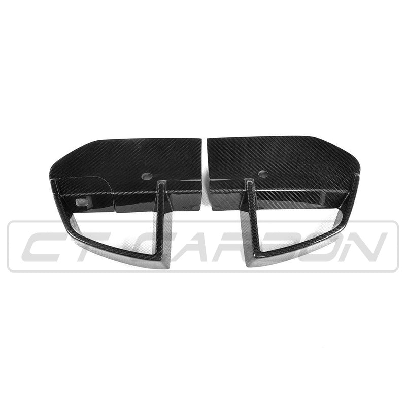 Load image into Gallery viewer, BMW X3 G01 CARBON FIBRE FRONT BUMPER VENT TRIMS
