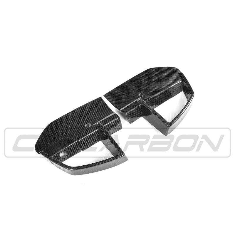 Load image into Gallery viewer, BMW X3 G01 CARBON FIBRE FRONT BUMPER VENT TRIMS
