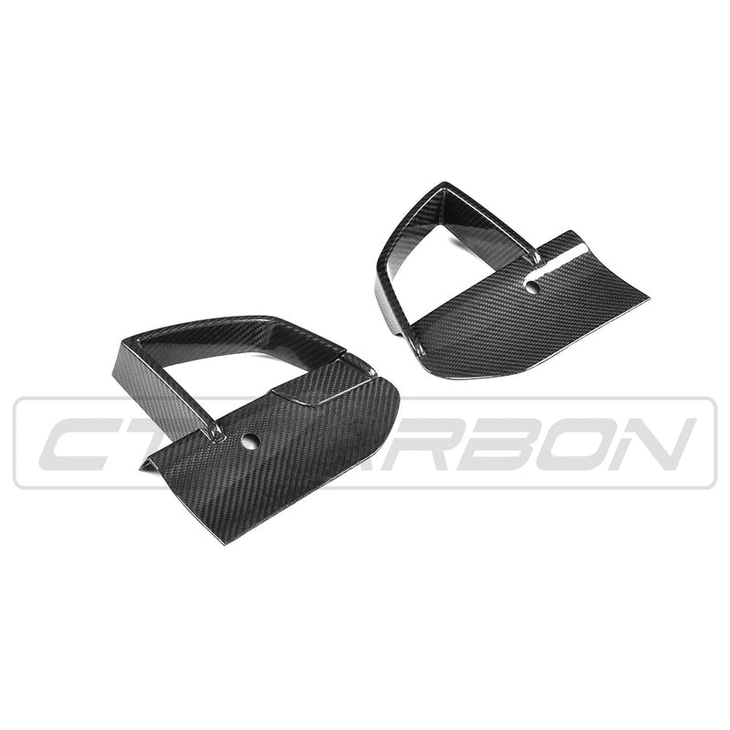 Load image into Gallery viewer, BMW X3 G01 CARBON FIBRE FRONT BUMPER VENT TRIMS
