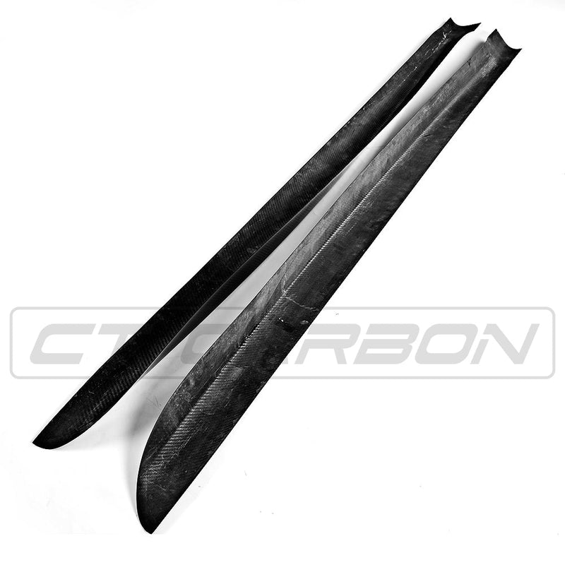 Load image into Gallery viewer, BMW F15/F85 X5/X5M CARBON FIBRE SIDE SKIRTS - MP STYLE
