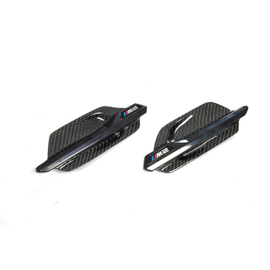 BMW M2 / M2C F87 CARBON FIBRE SIDE VENTS - CT Carbon