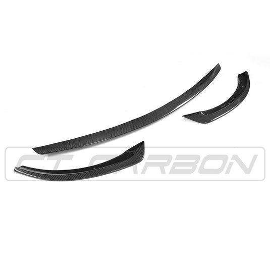 MERCEDES W213 & C238 2017-2020 E-CLASS CARBON FIBRE SPLITTER