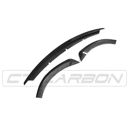 MERCEDES W213 & C238 2017-2020 E-CLASS CARBON FIBRE SPLITTER