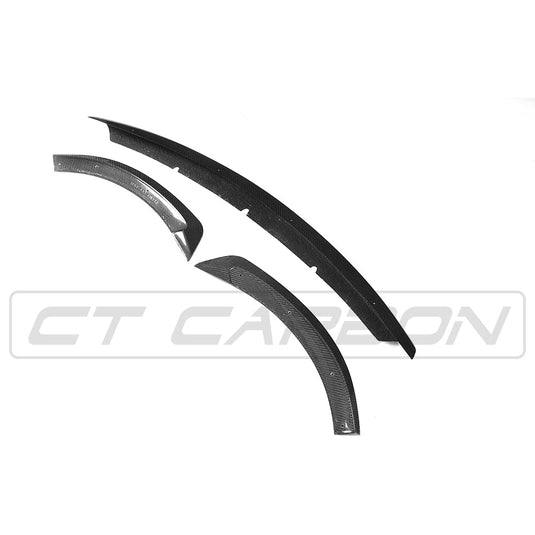 MERCEDES W213 & C238 2017-2020 E-CLASS CARBON FIBRE SPLITTER