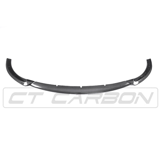 MERCEDES W213 & C238 2017-2020 E-CLASS CARBON FIBRE SPLITTER