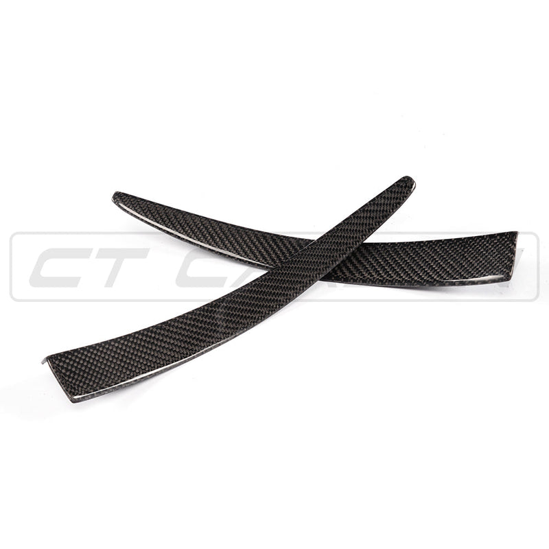 Load image into Gallery viewer, BMW M3/M4 (F80 F82 F83) CARBON FIBRE CANARD FINS
