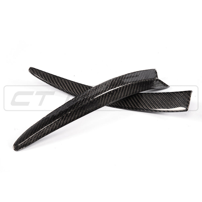 Load image into Gallery viewer, BMW M3/M4 (F80 F82 F83) CARBON FIBRE CANARD FINS
