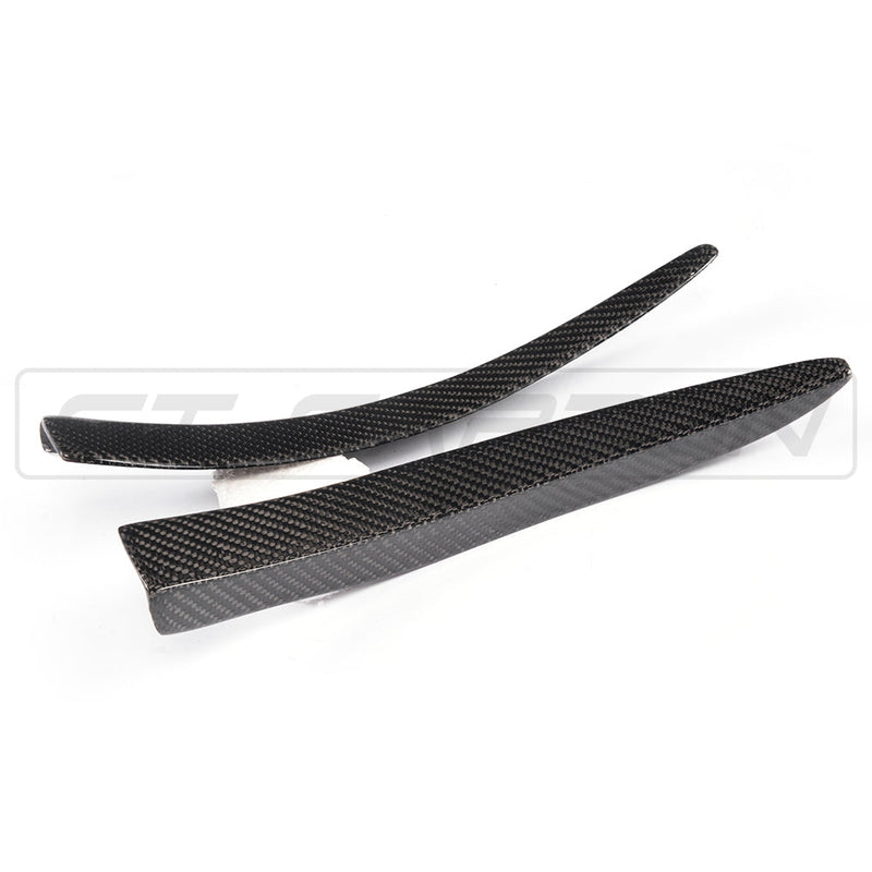 Load image into Gallery viewer, BMW M3/M4 (F80 F82 F83) CARBON FIBRE CANARD FINS
