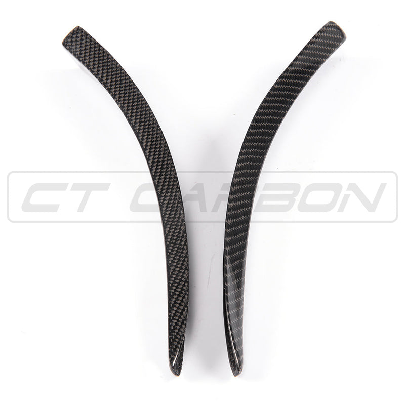 Load image into Gallery viewer, BMW M3/M4 (F80 F82 F83) CARBON FIBRE CANARD FINS
