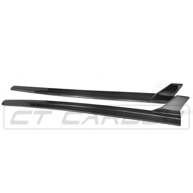 Load image into Gallery viewer, AUDI A3/S3/RS3 8V SALOON CARBON FIBRE SIDE SKIRTS - V2
