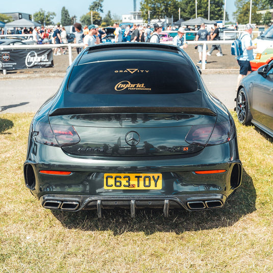 MERCEDES W205 C63 & C63 COUPE 2DR CARBON DIFFUSER - OEM+ CT STYLE