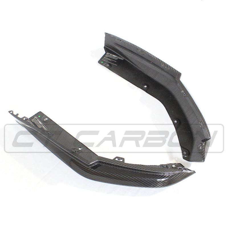 Load image into Gallery viewer, BMW M3 G80 CARBON FIBRE REAR BUMPER CORNERS - OEM STYLE
