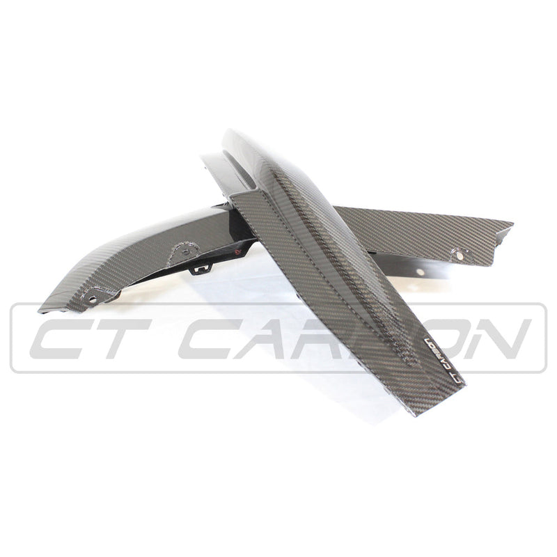 Load image into Gallery viewer, BMW M3 G80 CARBON FIBRE REAR BUMPER CORNERS - OEM STYLE
