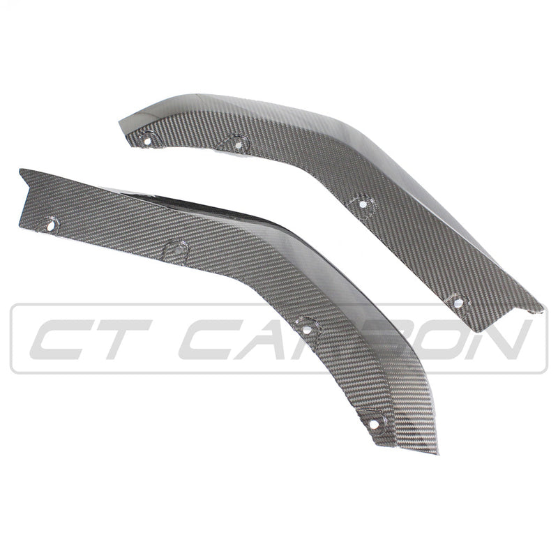 Load image into Gallery viewer, BMW M3 G80 CARBON FIBRE REAR BUMPER CORNERS - OEM STYLE
