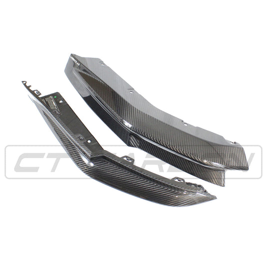 BMW M3 G80 CARBON FIBRE REAR BUMPER CORNERS - OEM STYLE