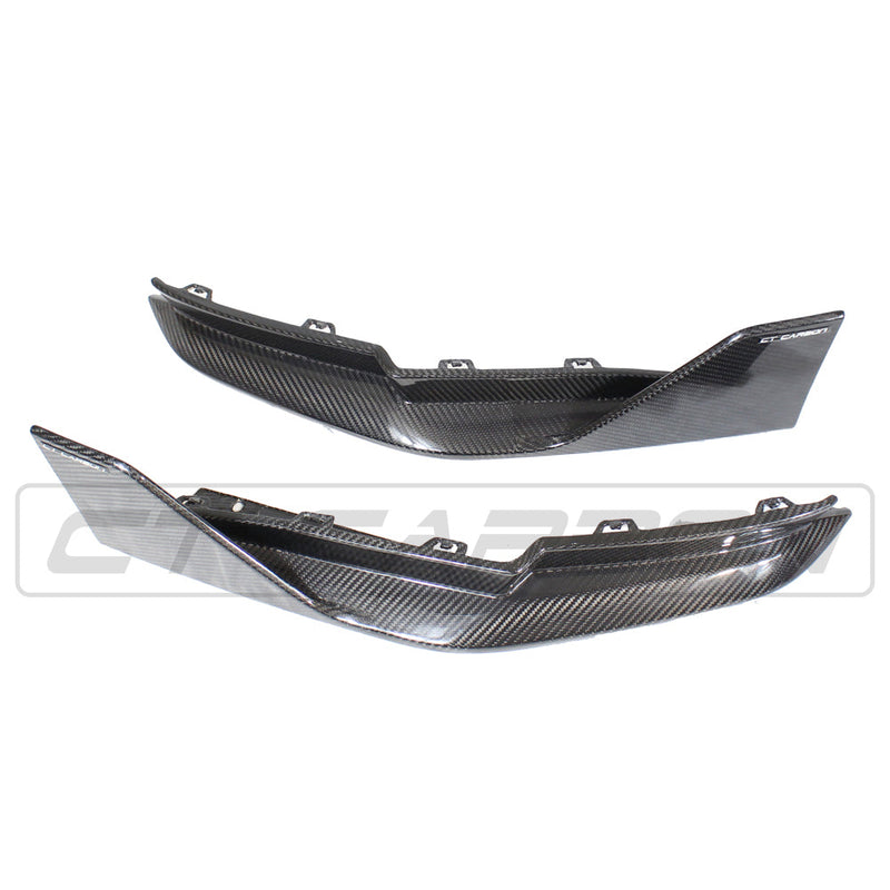 Load image into Gallery viewer, BMW M3 G80 CARBON FIBRE REAR BUMPER CORNERS - MP STYLE
