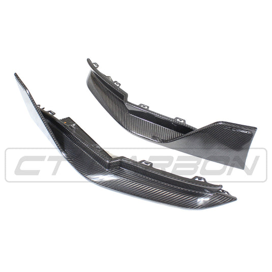 BMW M3 G80 CARBON FIBRE REAR BUMPER CORNERS - MP STYLE