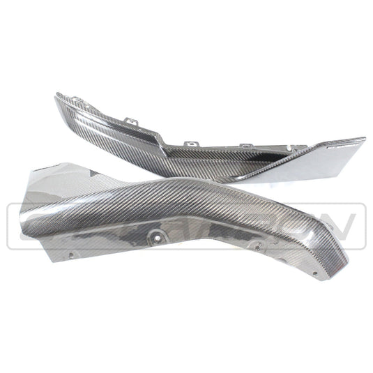 BMW M3 G80 CARBON FIBRE REAR BUMPER CORNERS - MP STYLE