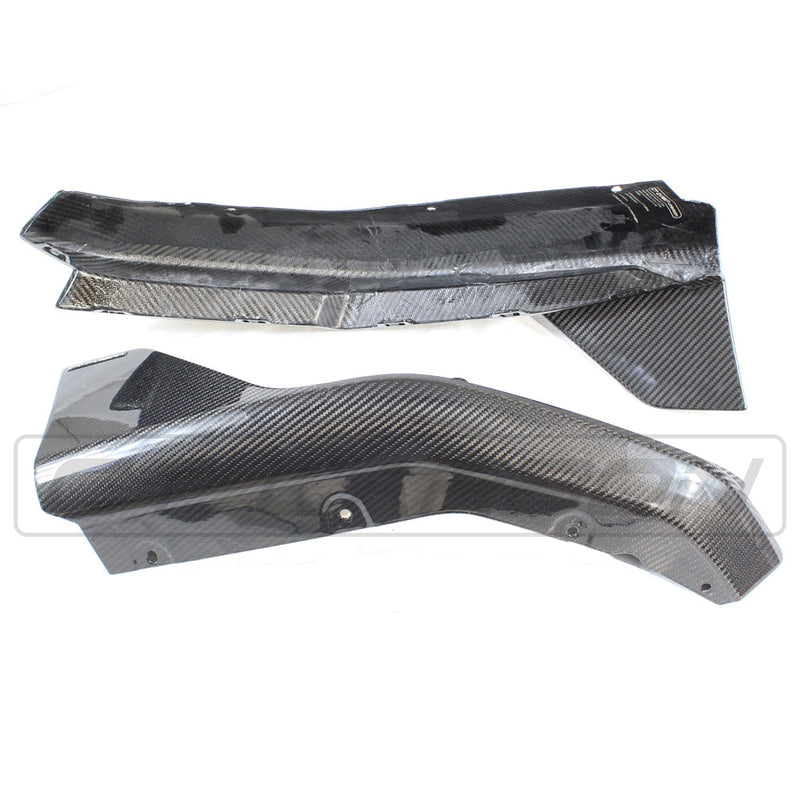 Load image into Gallery viewer, BMW M3 G80 CARBON FIBRE REAR BUMPER CORNERS - MP STYLE
