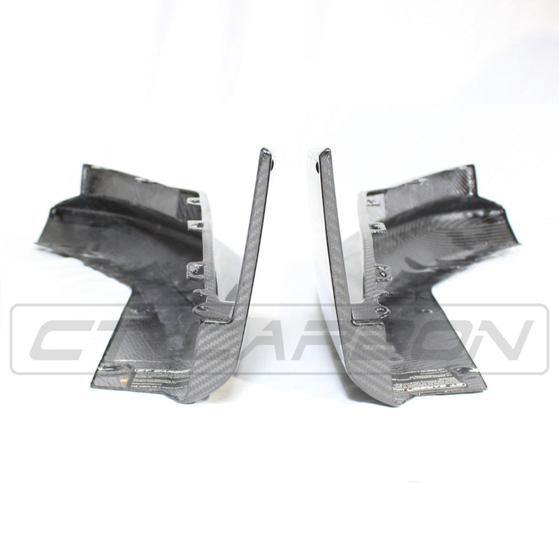 Load image into Gallery viewer, BMW M3 G80 CARBON FIBRE REAR BUMPER CORNERS - MP STYLE
