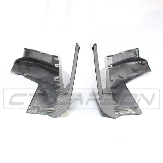 BMW M3 G80 CARBON FIBRE REAR BUMPER CORNERS - MP STYLE